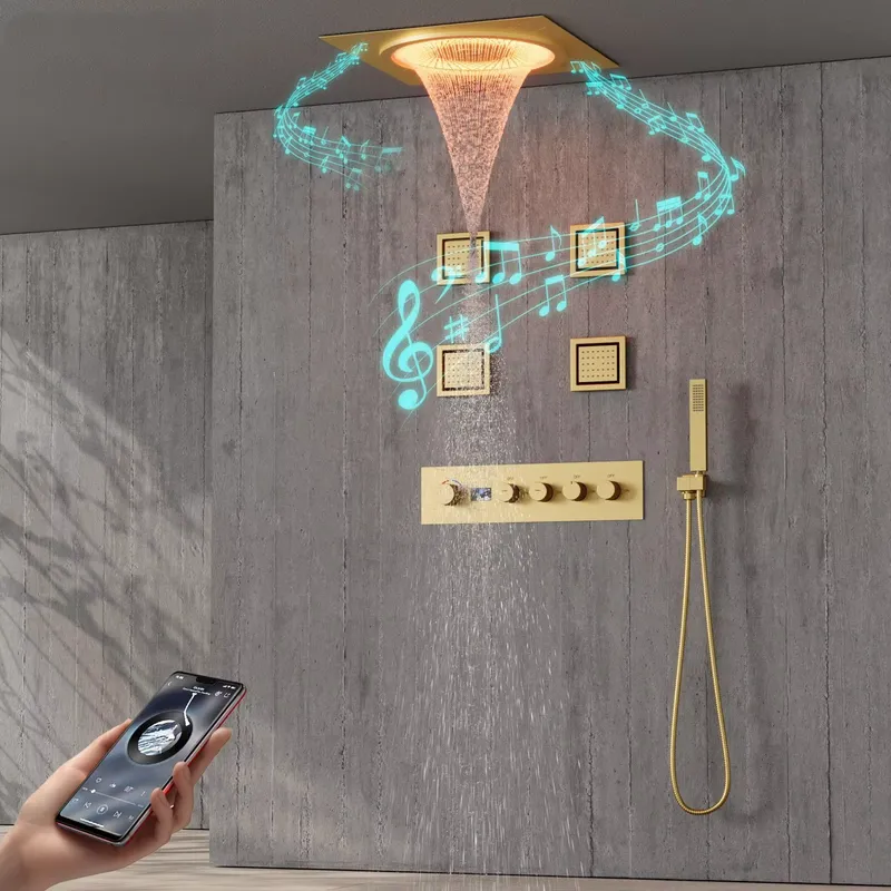 Smart LED Shower Set Bathroom  - Spa & Wellness Dr Roy Sothers 评论和价格