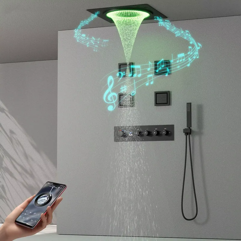 Smart LED Shower Set Bathroom  - Spa & Wellness Dr Roy Sothers 评论和价格