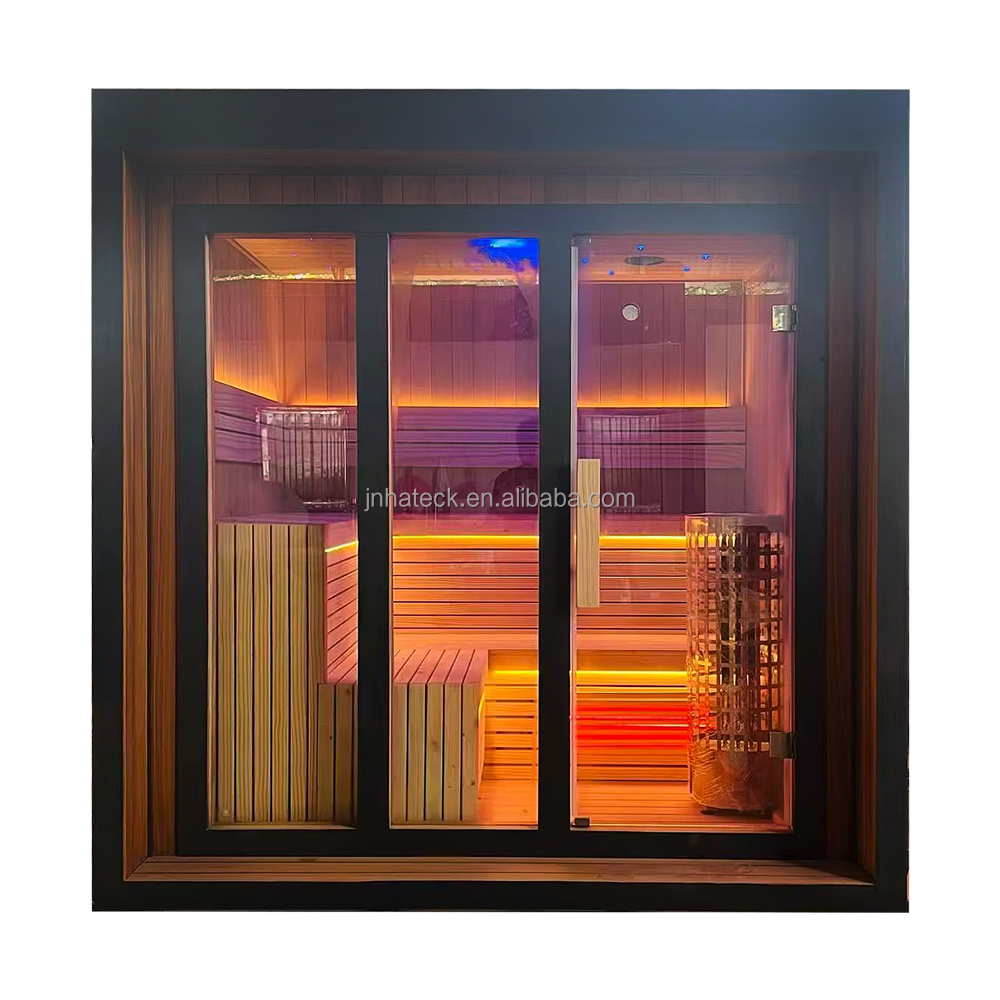 Solid Wood Sauna Room, Customi - Spa Wellness Luxury 评论和价格