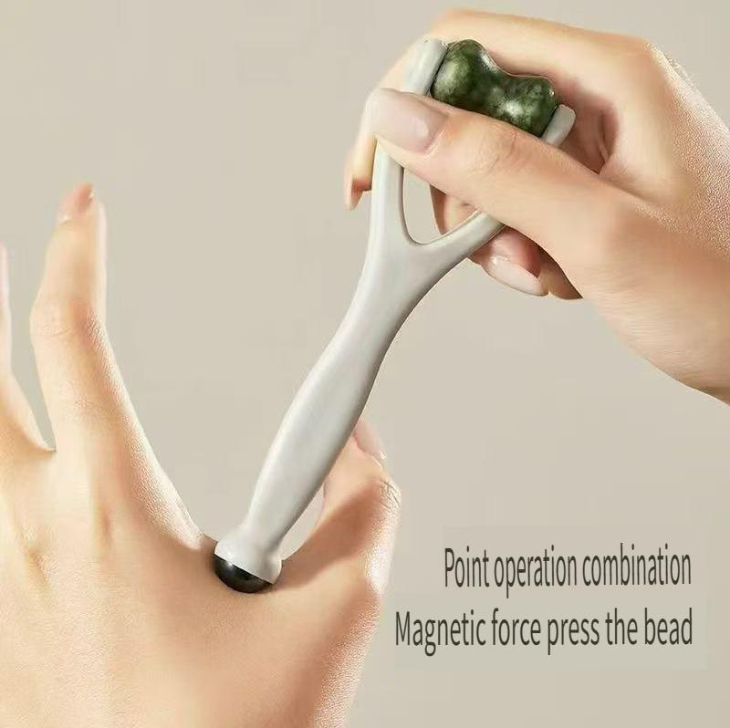 1pc Natural Jade Finger Massag - Spa Wellness In 评论和价格